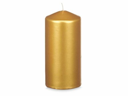 Candle Acorde 92538 Golden 7 x 15,5 x 7 cm (12 Units) Discount