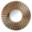 Mirror Set Alexandra House Living Golden Plastic 2 x 88 x 46 cm Circular Cheap