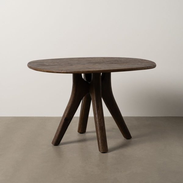 Dining Table Brown Mango wood 120 x 106 x 76 cm Online Hot Sale