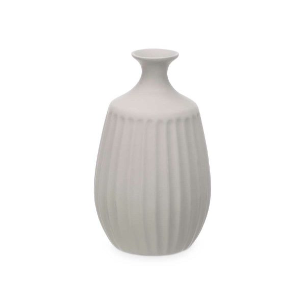 Vase Grey Ceramic 19 x 31 x 19 cm (4 Units) Stripes Supply