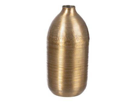 Vase Golden Aluminium 16,5 x 16,5 x 35,5 cm Supply