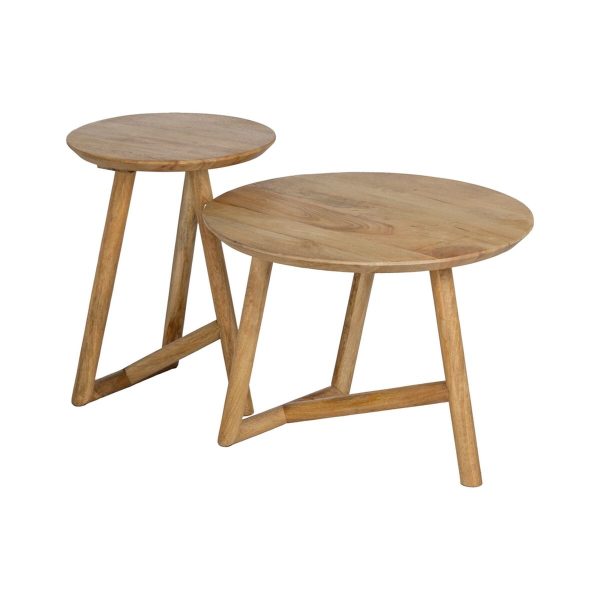 Centre Table Natural 60 x 60 x 45 cm For Discount