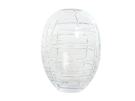 Vase Home ESPRIT Transparent Crystal Modern 12 x 12 x 17 cm Discount