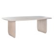 Dining Table Home ESPRIT White Mango wood 218 x 100 x 76 cm Discount