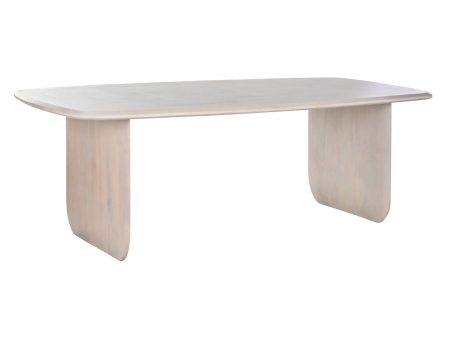 Dining Table Home ESPRIT White Mango wood 218 x 100 x 76 cm Discount