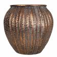 Planter Alexandra House Living Golden Iron 35 x 32 x 35 cm Sale