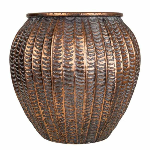 Planter Alexandra House Living Golden Iron 35 x 32 x 35 cm Sale