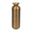 Vase Golden Aluminium 28 x 28 x 88,9 cm Cheap