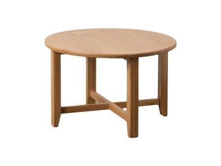 Centre Table Natural 80 x 80 x 50 cm For Sale