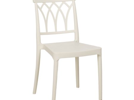 Dining Chair White 42 x 54 x 83 cm Online now