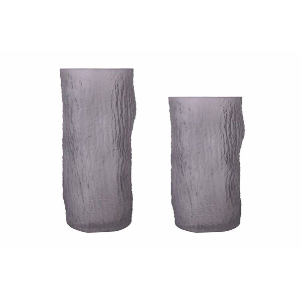 Vase Home ESPRIT Grey Crystal Modern 13 x 13 x 21 cm Online now