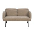 Garden sofa Black Beige 127 x 72 x 73 cm Online Sale