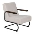 Armchair Black Beige 61 x 70 x 85 cm Fashion