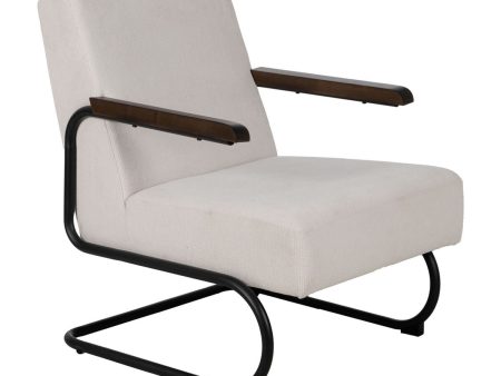 Armchair Black Beige 61 x 70 x 85 cm Fashion