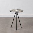 Side table White Black 38 x 38 x 50 cm Sale