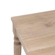 Dining Table 100 x 100 x 77 cm Natural Mindi wood For Cheap