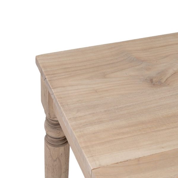 Dining Table 100 x 100 x 77 cm Natural Mindi wood For Cheap