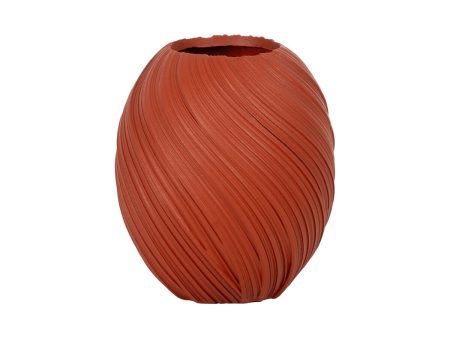 Vase Terracotta Magnesium 45,3 x 45,3 x 51 cm Fashion