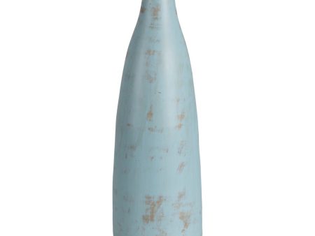 Vase Turquoise Terracotta 23 x 25 x 64 cm Online Hot Sale