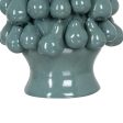 Vase Blue Ceramic 26,7 x 26,7 x 40 cm Online Hot Sale