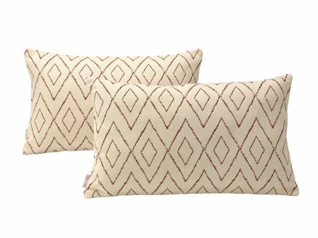 Cushion cover Alexandra House Living 50 x 30 cm Multicolour 2 Units Hot on Sale