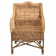 Armchair Alexandra House Living Natural 48 x 99 x 64 cm For Sale