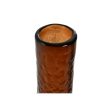 Vase Home ESPRIT Brown Crystal Modern 12,5 X 12,5 X 50,5 cm Discount