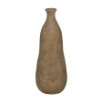 Vase Beige Ceramic 26,5 x 26,5 x 68 cm Online now