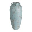 Vase Turquoise Terracotta 26 x 28 x 60 cm Online now