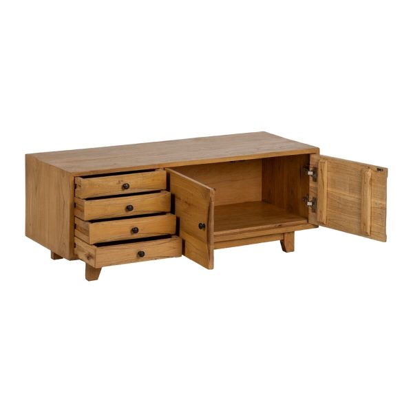 TV furniture Natural 120 x 40 x 45 cm Discount