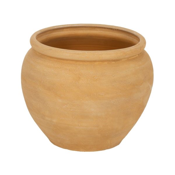 Vase Yellow Ceramic 39 x 39 x 40 cm Online Hot Sale