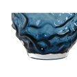 Vase Home ESPRIT Blue Crystal Modern 17 x 17 x 30 cm on Sale