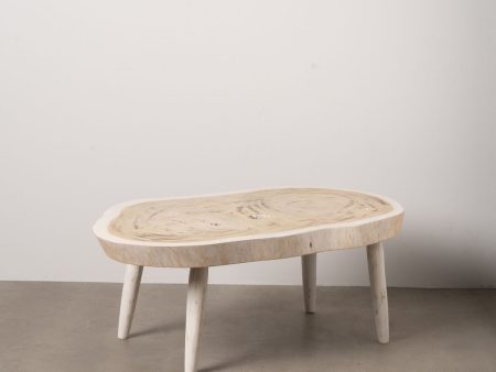 Centre Table White 100 x 70 x 45 cm For Discount