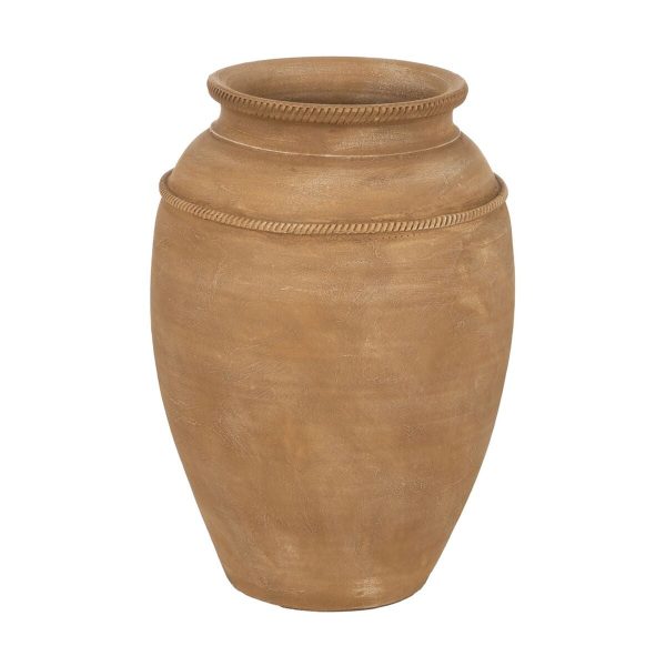 Vase Beige Ceramic 39 x 39 x 56 cm For Sale