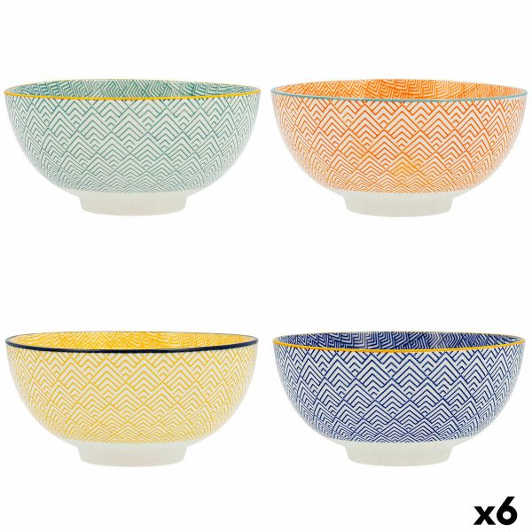 Bowl Quid Pippa Ceramic (15 x 15 x 7,3 cm) (Pack 6x) Discount