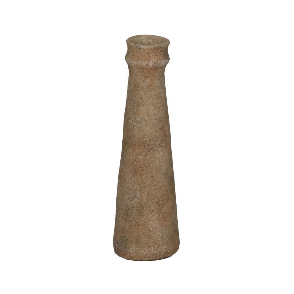 Vase Beige Ceramic 12,6 x 12,6 x 42 cm Cheap