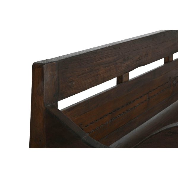 Bench Home ESPRIT Dark brown Teak 196 x 68 x 82 cm Supply