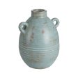 Vase Turquoise Terracotta 29 x 31 x 40 cm on Sale