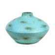 Vase Romimex Turquoise Ceramic 38 x 26 x 38 cm For Cheap