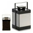 LED Lantern Black Mirror 12,5 x 18,5 x 12,5 cm Supply