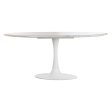 Dining Table Home ESPRIT White Metal Marble 180 x 100 x 76 cm Online now