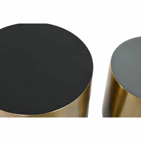 Set of 2 tables Home ESPRIT matte black Supply