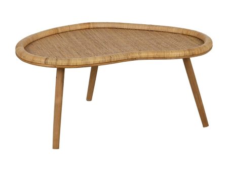 Centre Table RATÁN Natural 90 x 60 x 41 cm Discount