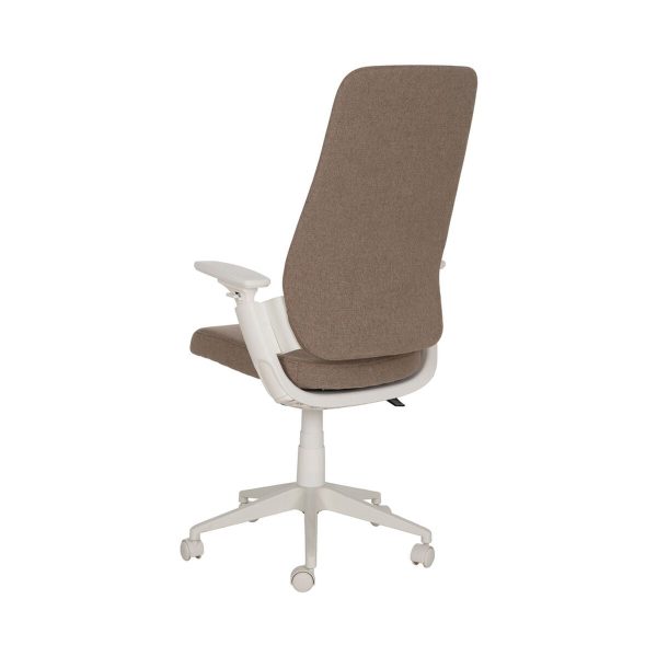 Office Chair White Taupe 67,5 x 62 x 114,5 cm For Discount