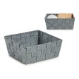 Basket Braiding 18 x 8 x 21 cm Grey Cloth Supply