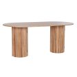 Dining Table Home ESPRIT Natural Paolownia wood MDF Wood 180 x 90 x 75 cm Online