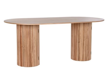 Dining Table Home ESPRIT Natural Paolownia wood MDF Wood 180 x 90 x 75 cm Online