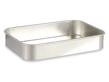 Roasting Tin Silver Aluminium (20 x 5,5 x 30 cm) Online