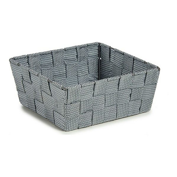 Basket Braiding 18 x 8 x 21 cm Grey Cloth Supply