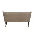 Garden sofa Black Beige Golden 134 x 74 x 70 cm Supply